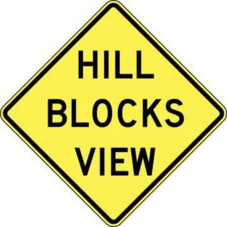 Accuform SURFACE  DRIVING CONDITIONS SIGN FRW772RA FRW772RA